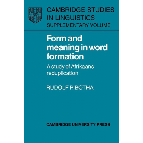 Rudolf P. Botha Botha Rudolf P. - Form and Meaning in Word Formation