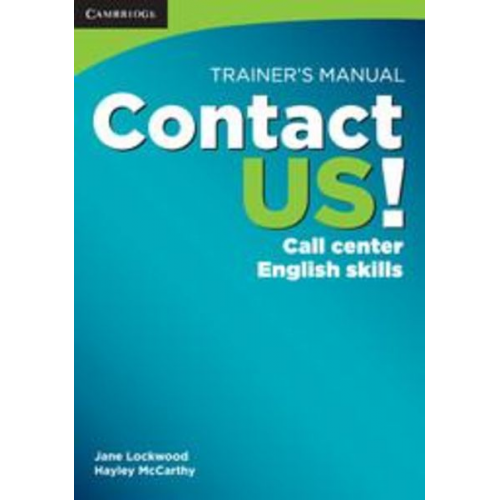 Jane Lockwood Hayley McCarthy - Contact Us! Trainer's Manual