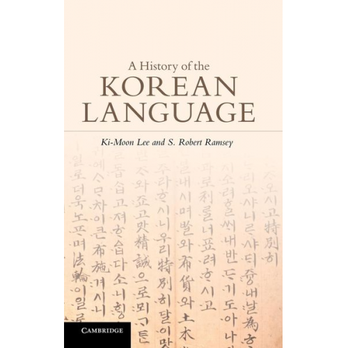 Ki-Moon Lee S. Robert Ramsey - A History of the Korean Language