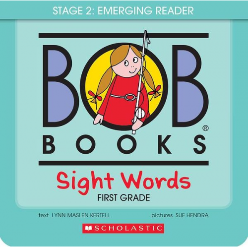 Lynn Maslen Kertell - Bob Books - Sight Words First Grade Box Set Phonics, Ages 4 and Up, First Grade, Flashcards (Stage 2: Emerging Reader)