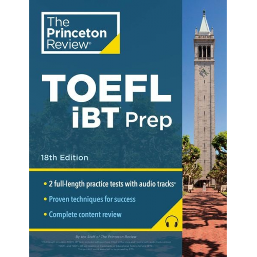 The Princeton Review - Princeton Review TOEFL iBT Prep with Audio/Listening Tracks, 2023