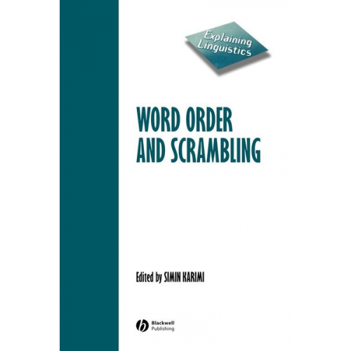 Simin (University of Arizona) Karimi - Word Order and Scrambling