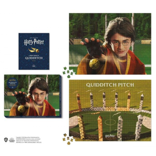 Harry Potter Quidditch Match 2-In-1 Double-Sided 1000-Piece Puzzle