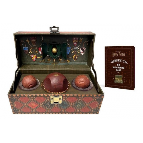 Harry Potter Collectible Quidditch Set (Includes Removeable Golden Snitch!)