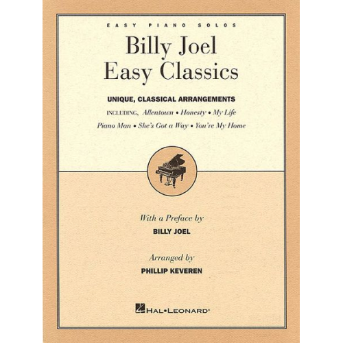 Billy Joel - Billy Joel Easy Classics: Preface by Billy Joel