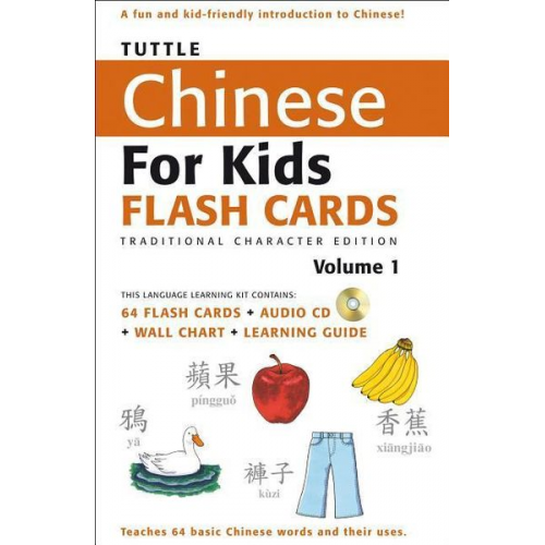 Tuttle Chinese for Kids Flash Cards Kit Vol 1 Traditional Ed