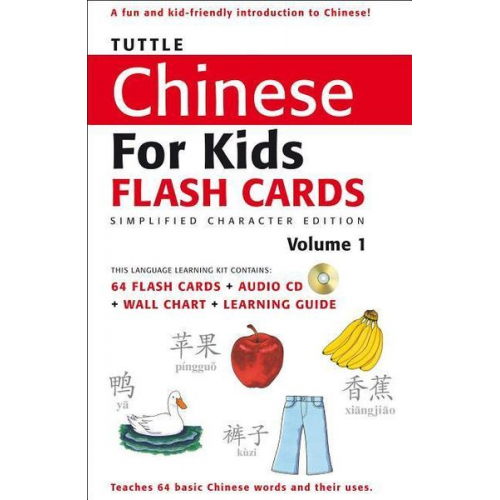 Tuttle Chinese for Kids Flash Cards Kit Vol 1 Simplified Ed