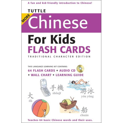 Tuttle More Chinese for Kids Flash Cards Traditional Edition