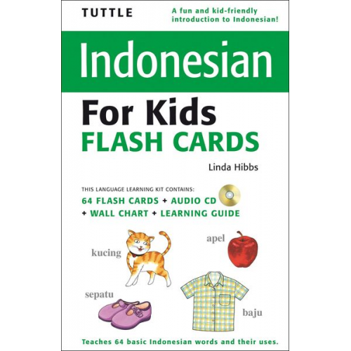 Linda Hibbs - Tuttle Indonesian for Kids Flash Cards Kit