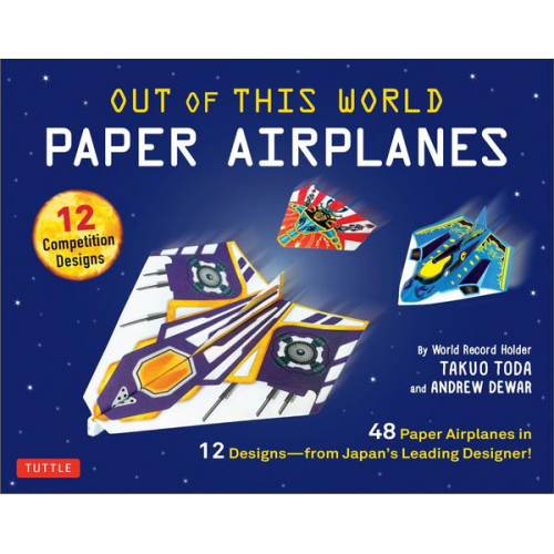 Out of This World Paper Airplanes Kit