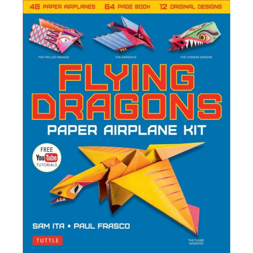 Flying Dragons Paper Airplane Kit