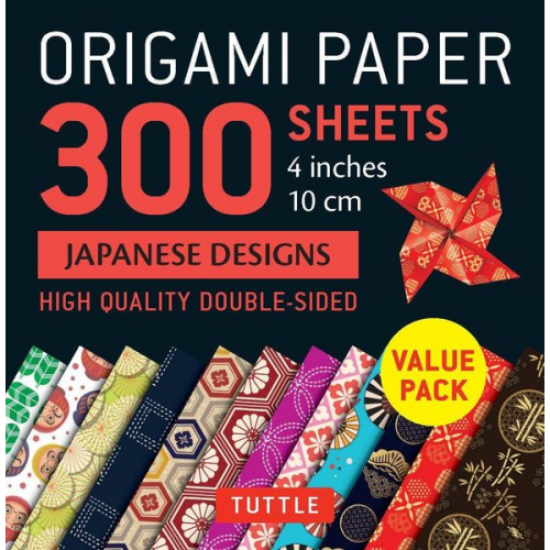 Origami Paper 300 Sheets Japanese Designs 4 (10 CM)