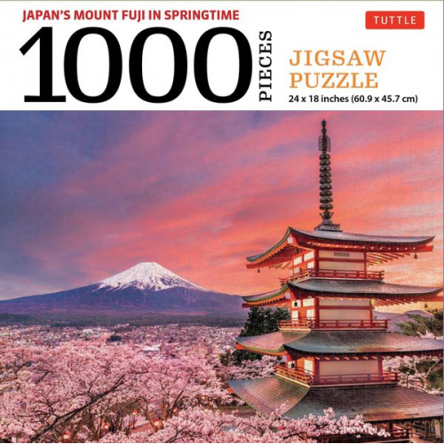 Japan's Mount Fuji in Springtime- 1000 Piece Jigsaw Puzzle