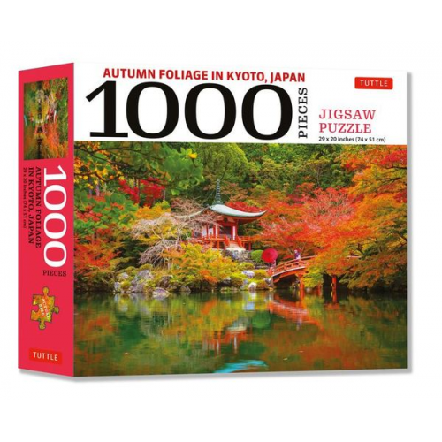 Autumn Foliage in Kyoto, Japan - 1000 Piece Jigsaw Puzzle