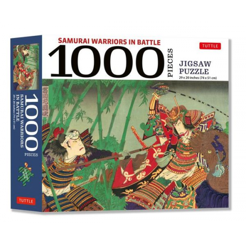 Samurai Warriors in Battle- 1000 Piece Jigsaw Puzzle