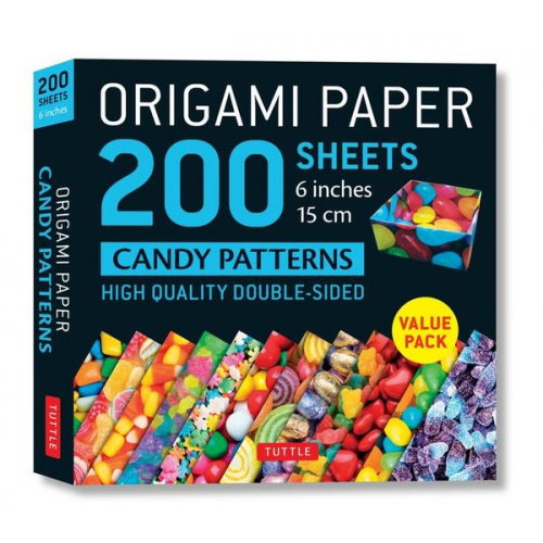 Origami Paper 200 Sheets Candy Patterns 6 (15 CM)