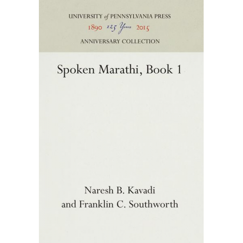 Naresh B. Kavadi Franklin C. Southworth - Spoken Marathi, Book 1