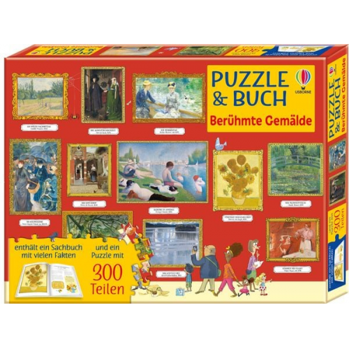 Puzzle & Buch: Berühmte Gemälde