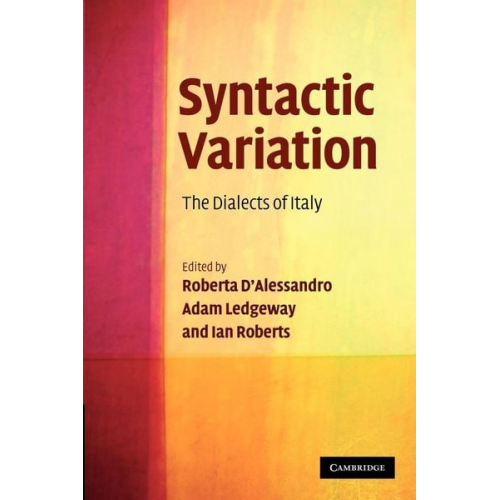 Roberta Ledgeway  Adam Roberts  I. D''''alessandro - Syntactic Variation