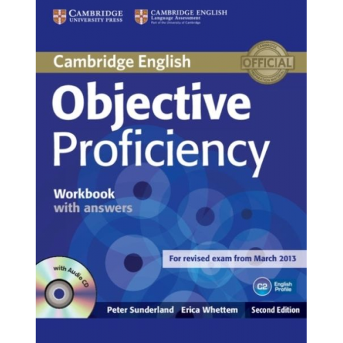 Peter Sunderland Erica Whettem - Objective Proficiency Workbook with Answers with Audio CD