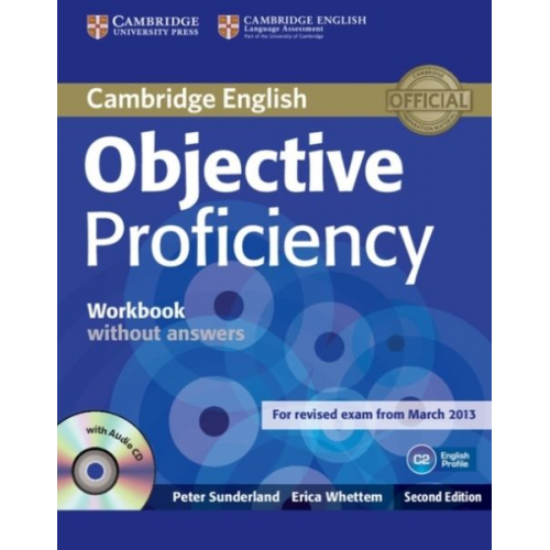 Peter Sunderland Erica Whettem - Objective Proficiency Workbook Without Answers with Audio CD