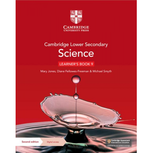 Mary Jones Diane Fellowes-Freeman Michael Smyth - Cambridge Lower Secondary Science Learner's Book 9 with Digital Access (1 Year)