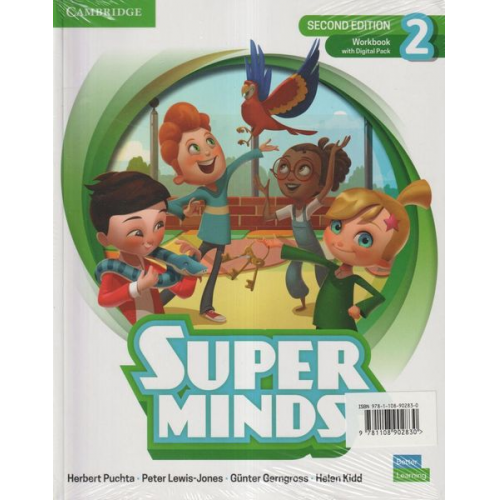 Herbert Puchta Peter Lewis-Jones Günter Gerngross Helen Kidd Emma Szlachta - Super Minds Level 2 Workbook with Super Practice Book and Digital Pack British English