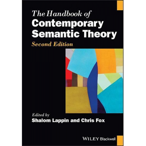 Shalom Lappin Chris Fox - The Handbook of Contemporary Semantic Theory