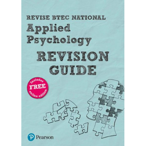 Heidi McEntee Susan Harty - Pearson REVISE BTEC National Applied Psychology Revision Guide inc online edition - 2023 and 2024 exams and assessments