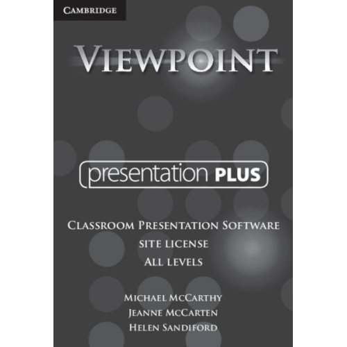 Michael McCarthy Jeanne McCarten Helen Sandiford - Viewpoint Presentation Plus Site License Pack