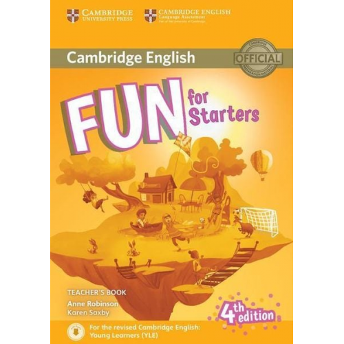 Anne Robinson Karen Saxby - Fun for Starters Teacher's Book with Downloadable Audio