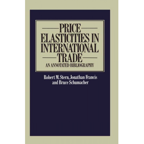 Robert Mitchell Stern - Price Elasticities in International Trade