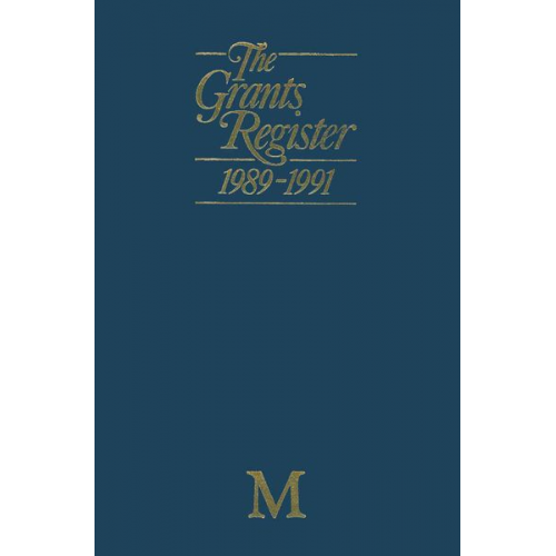 Craig Alan Lerner - The Grants Register 1989¿1991