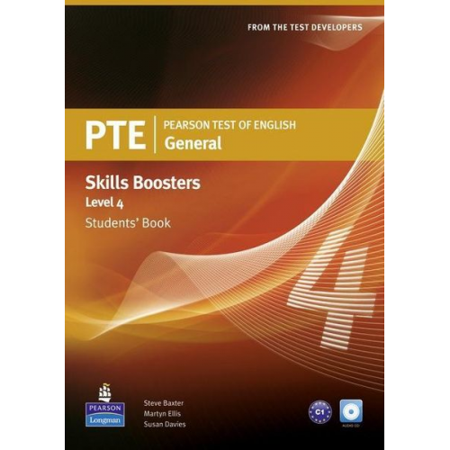 Susan Davies Martyn Ellis - Pearson Test of English General Skills Booster 4+CD