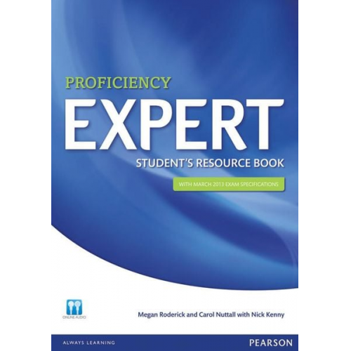 Megan Roderick Carol Nuttall Nick Kenny - Expert Proficiency Student's Resource Book (with Key)