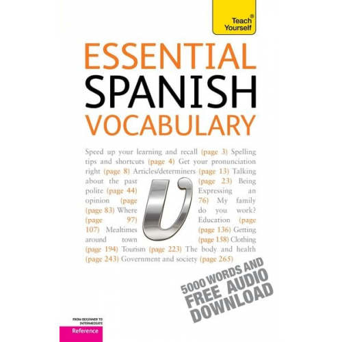 Mike Zollo - Essential Spanish Vocabulary: Teach Yourself