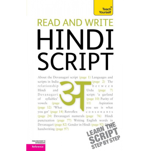 Rupert Snell - Teach Yourself Read and Write Hindi Script