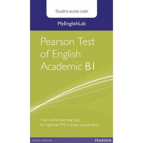 MyEnglishLab Pearson Test of English Academic B1 Standalone