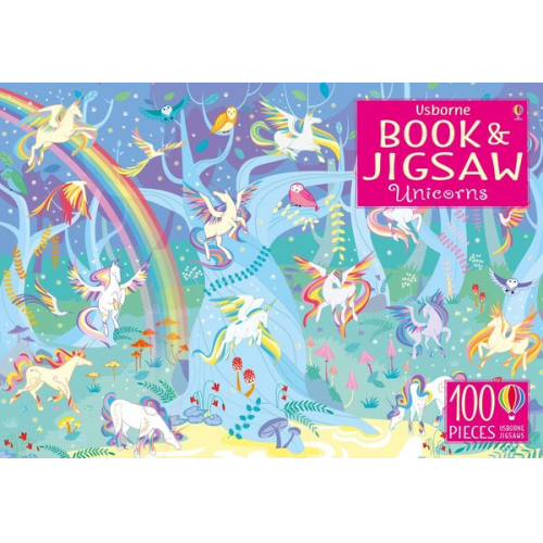 Usborne Book and Jigsaw Unicorns