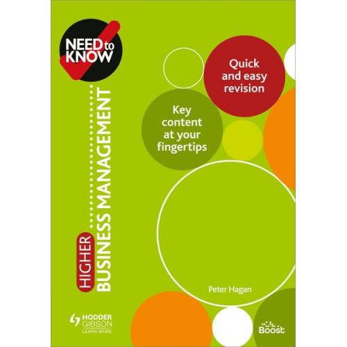 Peter Hagan - Need to Know: Higher Business Management