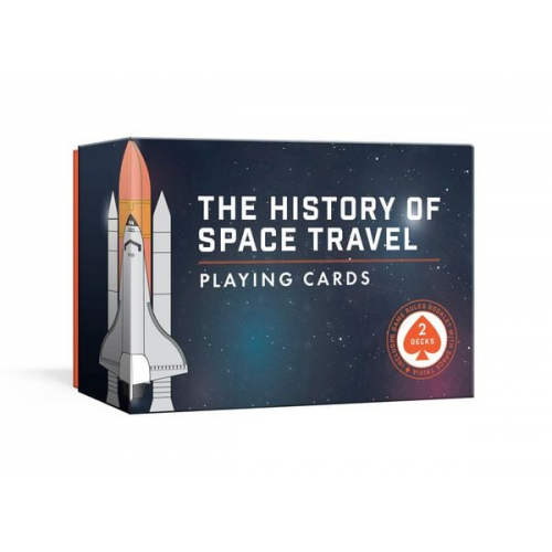 The History of Space Travel Playing Cards: Two Decks of Cards and Game Rules Booklet with Space Trivia