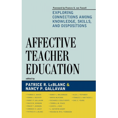 Patrice R. Gallavan  Nancy P. Leblanc - Affective Teacher Education