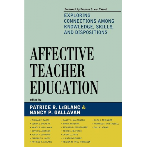 Patrice R. Gallavan  Nancy P. Leblanc - Affective Teacher Education