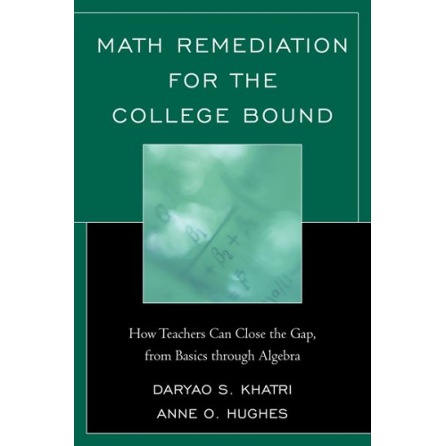 Daryao Khatri - Math Remediation for the College Bound