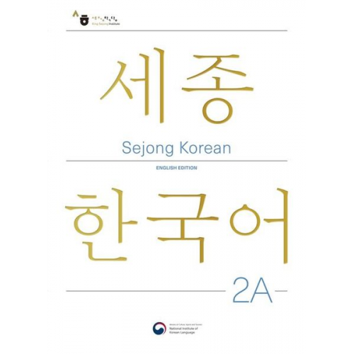 Sejong Korean Student Book 2A - English Edition