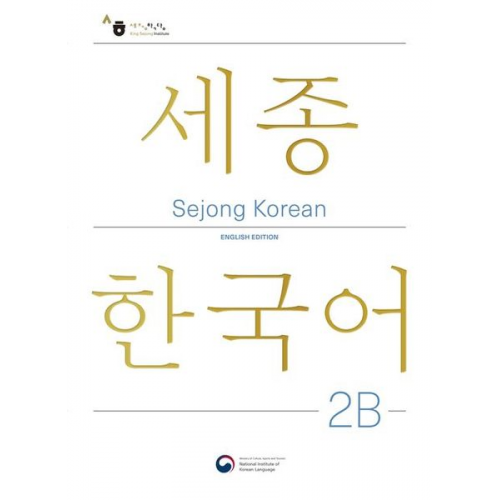 Sejong Korean Student Book 2B - English Edition