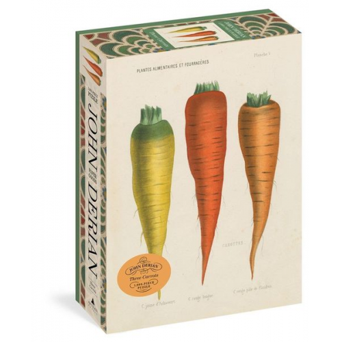 John Derian Paper Goods: Three Carrots 1,000-Piece Puzzle