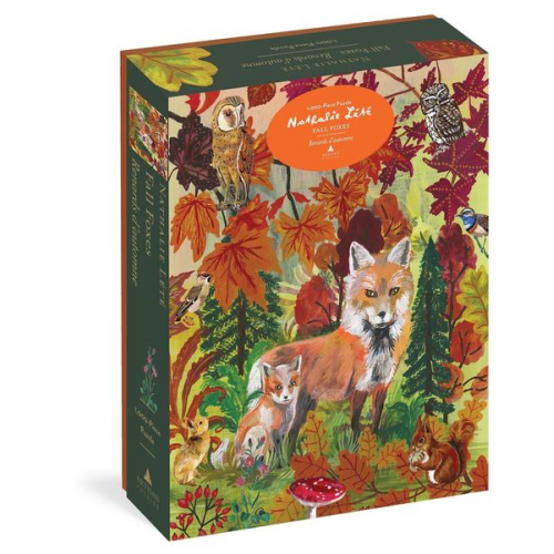 Nathalie Lété Fall Foxes 1,000-Piece Puzzle