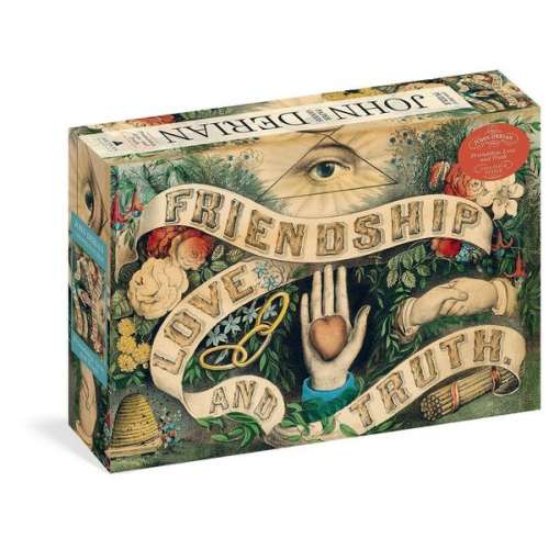 John Derian Paper Goods: Friendship, Love, and Truth 1,000-Piece Puzzle