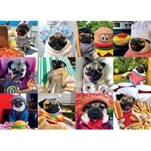 Doug the Pug Pug Life 1000-Piece Puzzle